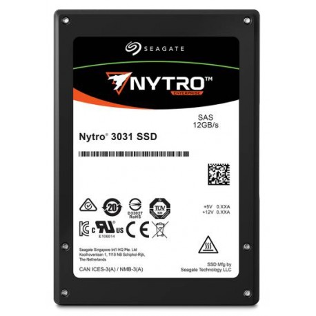 Dysk SSD Seagate Nytro 3331 960GB SAS 12Gb/s 15mm Dysk SSD Seagate Nytro 3331 960GB SAS 12Gb/s 15mm