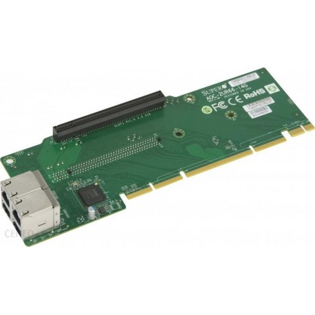 2U ultra riser with 4GbE and 2 PCI-E x16 3.0, based on i350