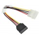 Kabel 4 pin na 15 pin SATA 15cm Supermicro CBL-0080L