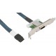 Kabel MiniSAS wewnętrzny na 1 port zewnętrzny o pełnej wysokości 61cm Supermicro CBL-0167L