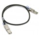 Kabel iPass MiniSAS zewnętrzny na iPass MiniSAS wewnętrzny 1m Supermicro CBL-0166L