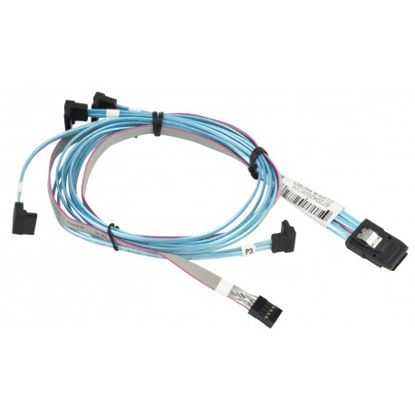 IPASS TO 4 SATA 70/60/50/50CM, W/ 70CM SB, RA ,26AWG