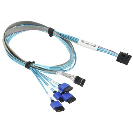 Kabel MiniSAS HD na 4x SATA 60cm Supermicro CBL-SAST-0948