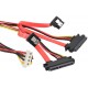 Kabel 2x SATA na SATA U.2 z zasilaniem 62cm Supermicro CBL-SAST-1034