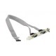 Kabel 2x 9 pin na 20 pin 40cm Supermicro CBL-CDAT-0604