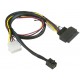 Kabel Supermicro MiniSAS HD SFF-8643 to U2. PCIE SFF-8639 CBL-SAST-0957