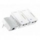 TP-LINK WLAN 300MBit Powerline Extender 3er St-Kit