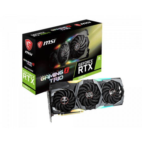 MSI VGA 11GB RTX2080TI GAMING X TRIO 3xDP/HDMI