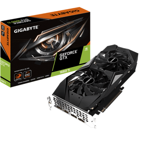 Gigabyte GeForce® GTX 1660 Ti WINDFORCE OC 6G