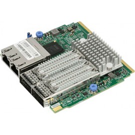 SIOM 2-port FDR IB QSFP+ and 2-port GbE RJ45, based on Mella