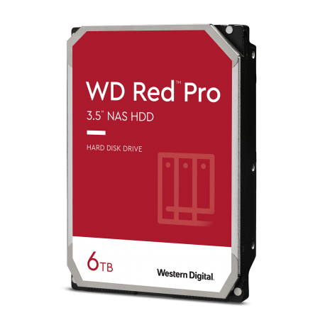 Dysk HDD WD Red Pro 6TB 3.5" SATA III 256 MB 7200 obr./min. (WD6003FFBX)